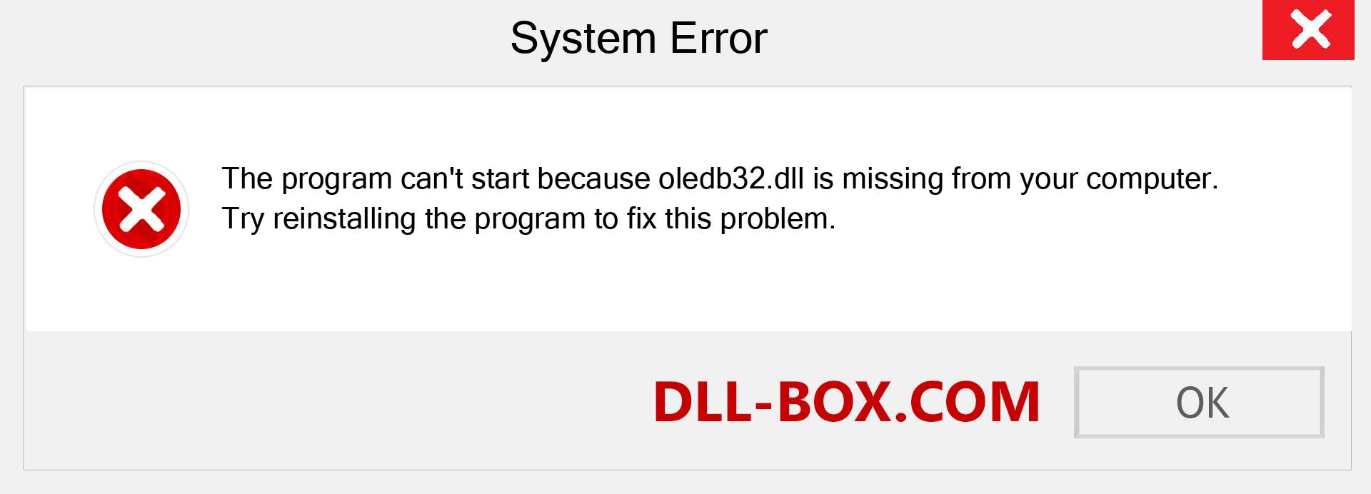  oledb32.dll file is missing?. Download for Windows 7, 8, 10 - Fix  oledb32 dll Missing Error on Windows, photos, images